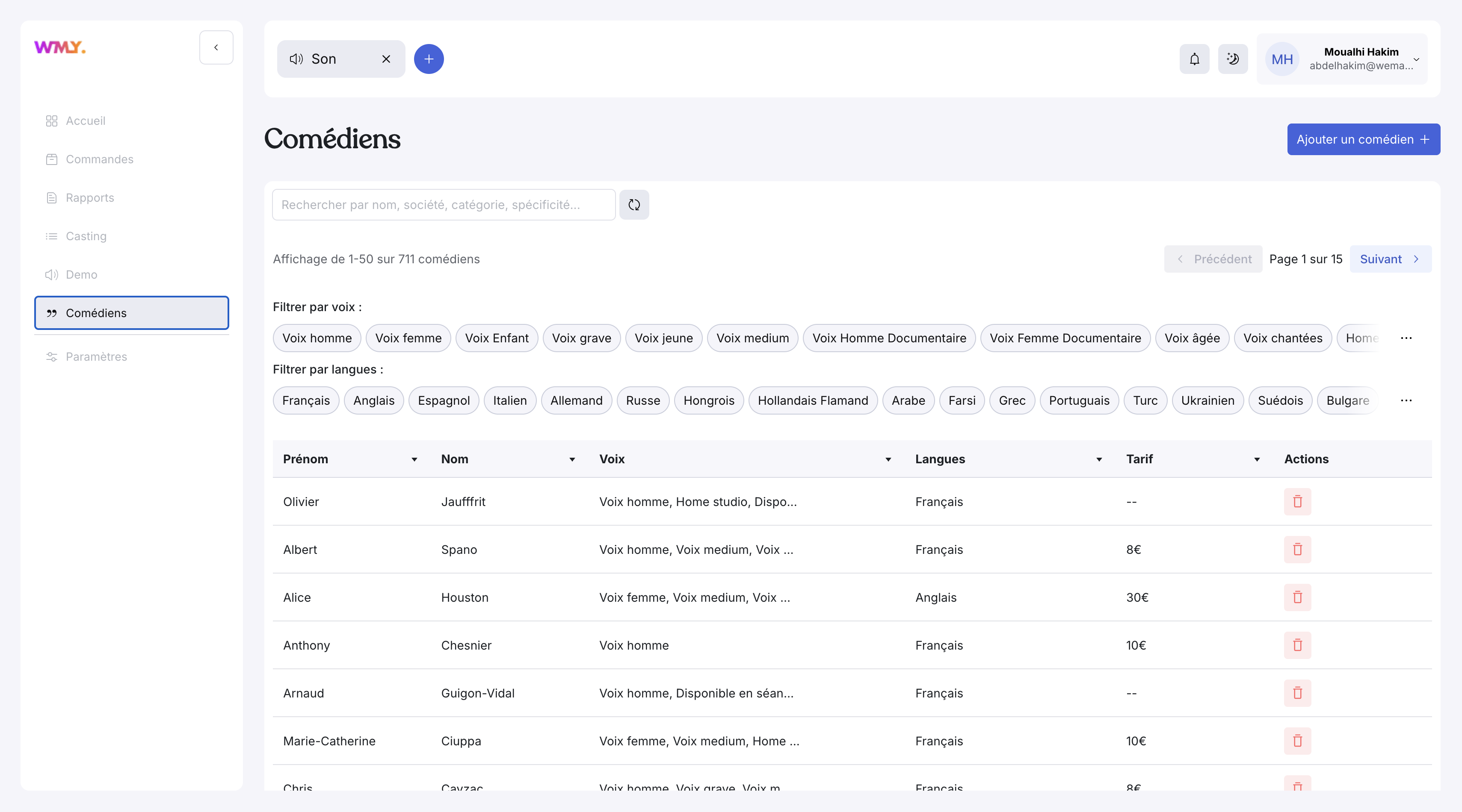 Screenshot de Intranet We Made Ya